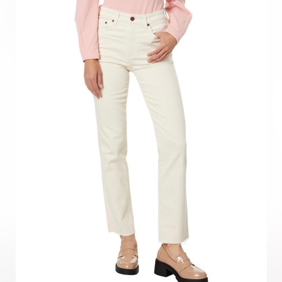 NWT AG denim high rise straight leg jeans sz 32 - Picture 1 of 8